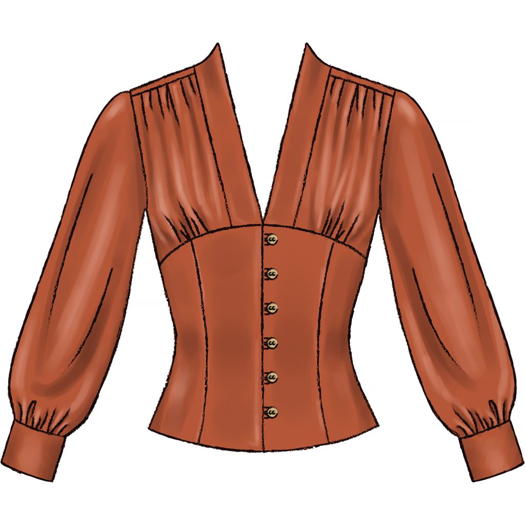 McCall's Pattern M7978 Misses Tops 7978 Image 4 From Patternsandplains.com