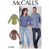 McCall's Pattern M7980 Misses and Mens Shirts 7980 Image 1 From Patternsandplains.com