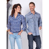 McCall's Pattern M7980 Misses and Mens Shirts 7980 Image 2 From Patternsandplains.com