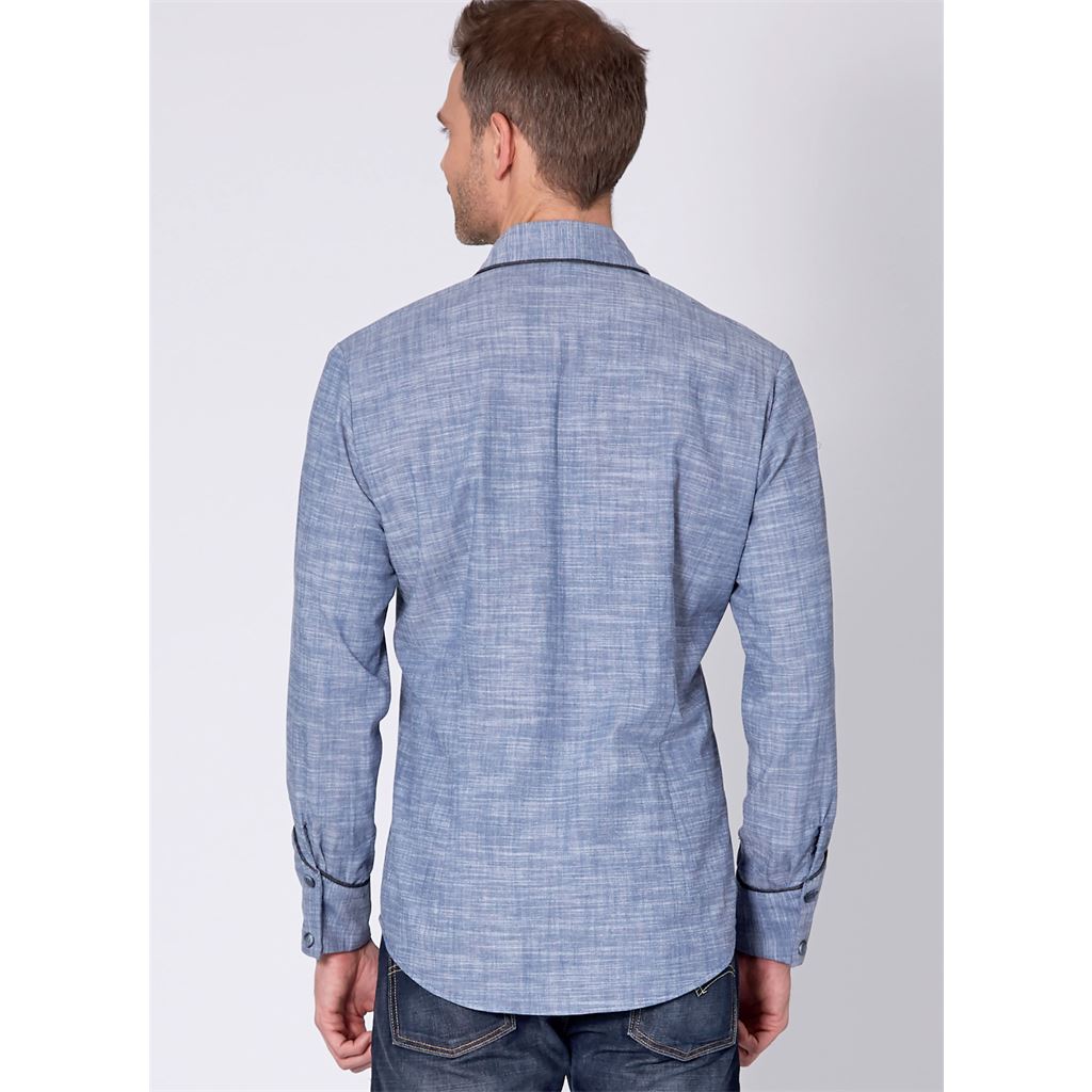 McCall's Pattern M7980 Misses and Mens Shirts 7980 Image 8 From Patternsandplains.com