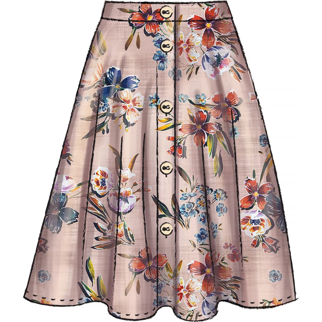 McCall's Pattern M7981 Misses Skirts 7981 Image 4 From Patternsandplains.com