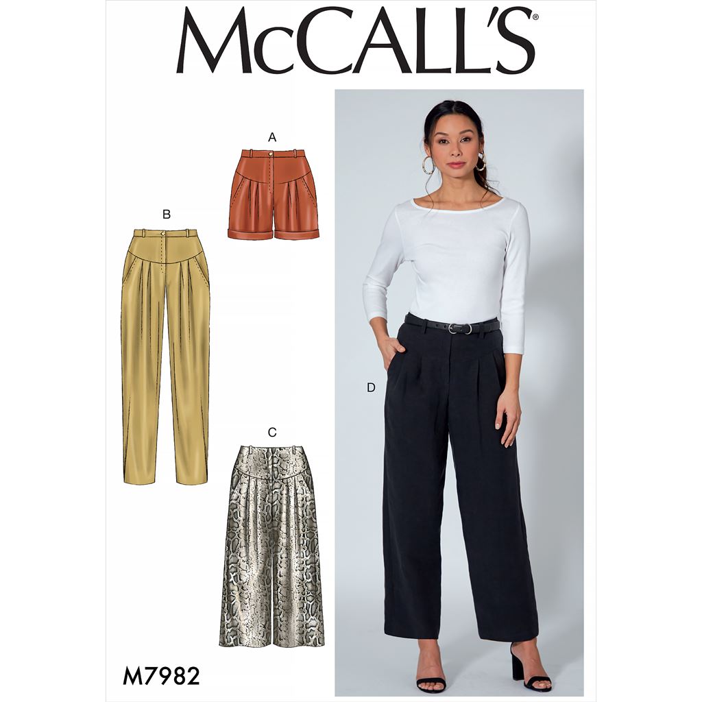 McCall's Pattern M7982 Shorts and Pants 7982 Image 1 From Patternsandplains.com