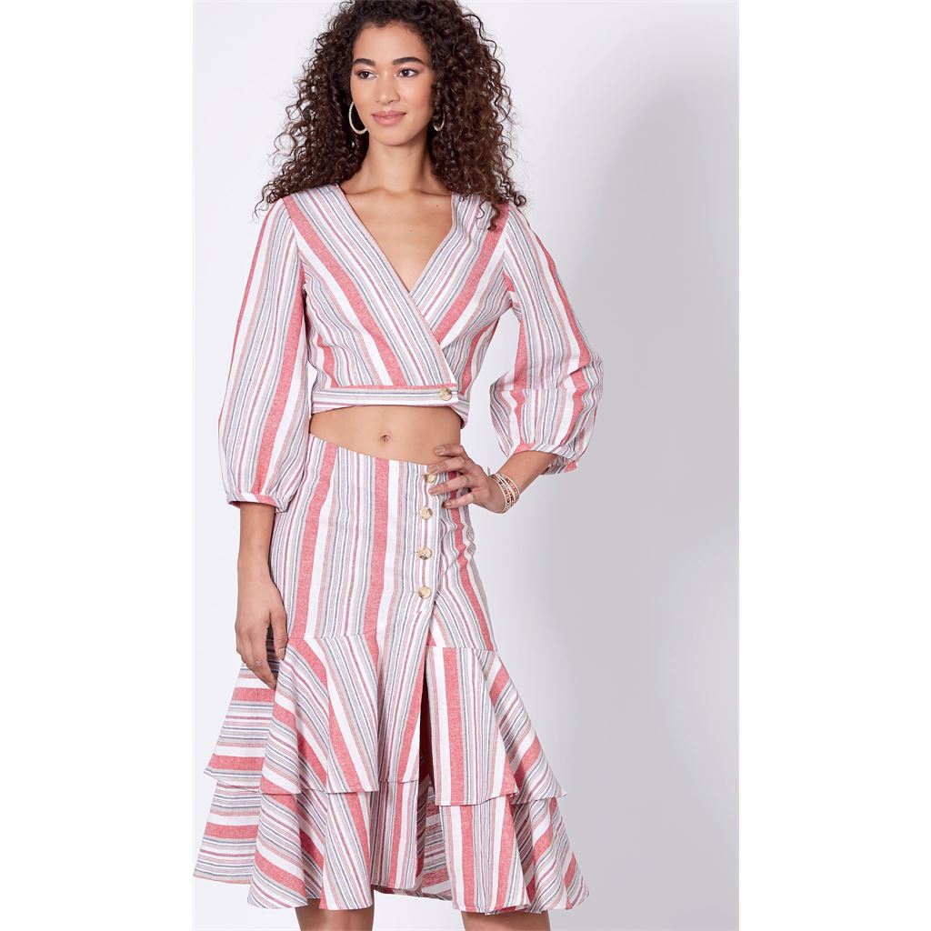 McCall's Pattern M7984 Misses Tops and Skirts 7984 Image 2 From Patternsandplains.com