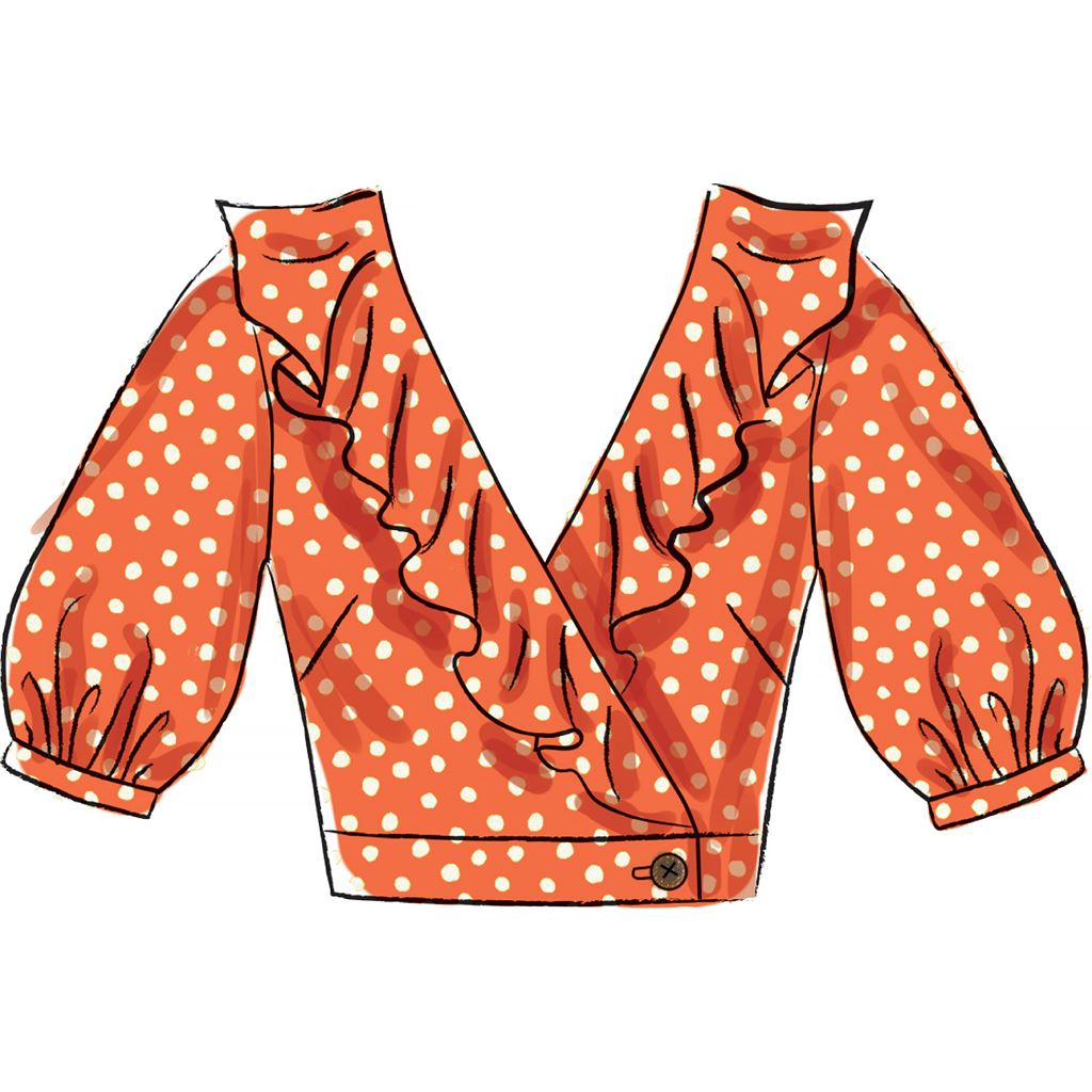 McCall's Pattern M7984 Misses Tops and Skirts 7984 Image 3 From Patternsandplains.com