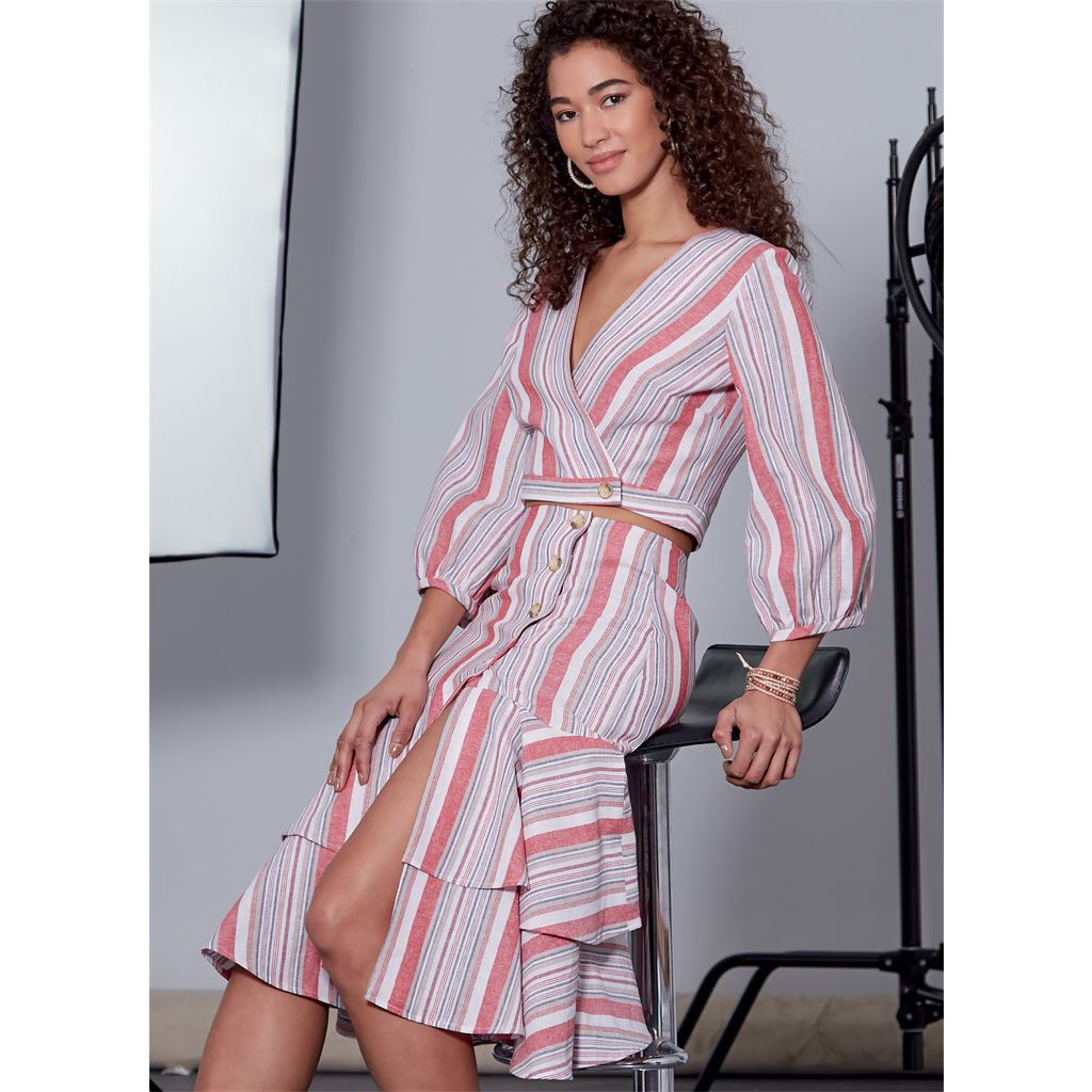 McCall's Pattern M7984 Misses Tops and Skirts 7984 Image 5 From Patternsandplains.com