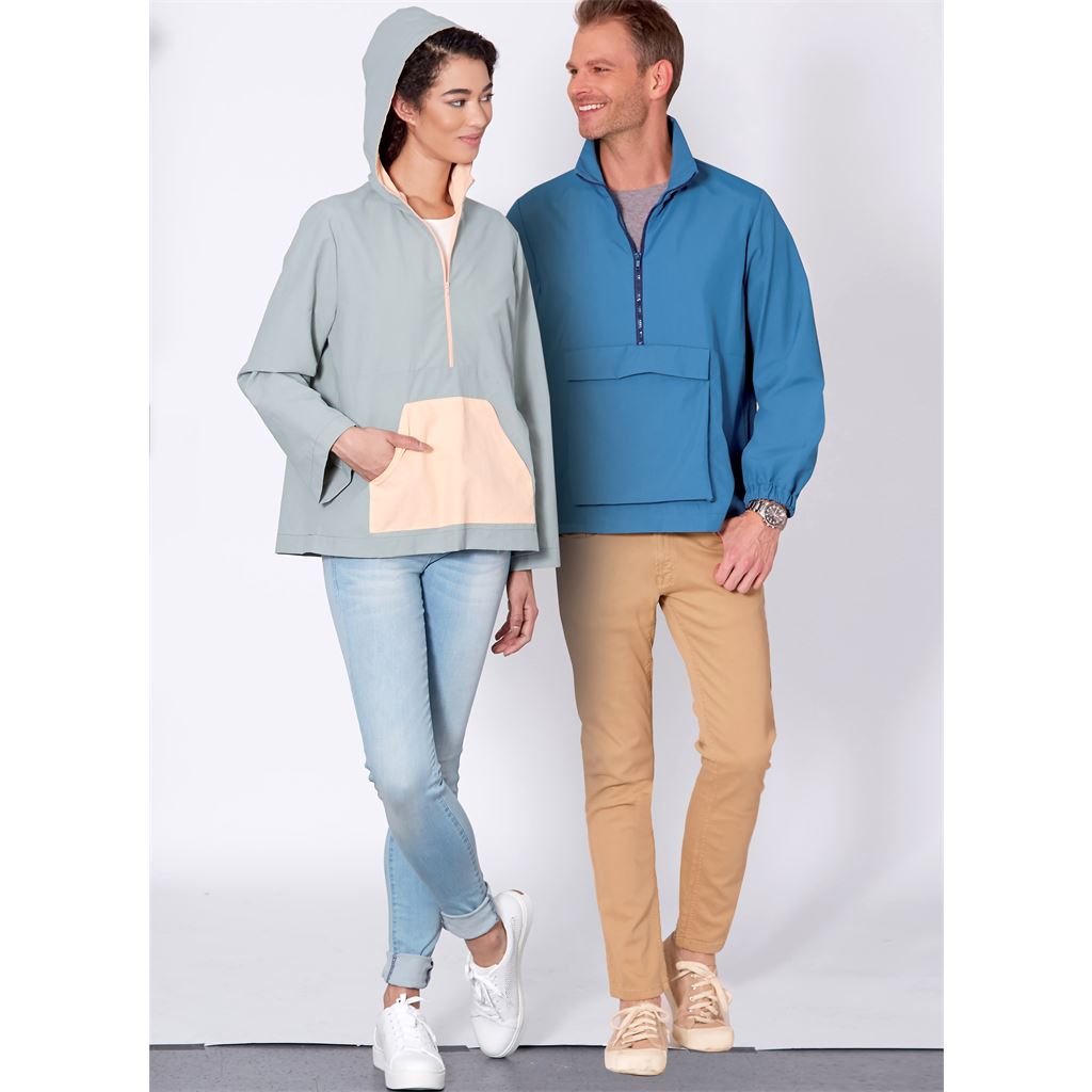 McCall's Pattern M7986 Misses and Mens Jackets 7986 Image 2 From Patternsandplains.com