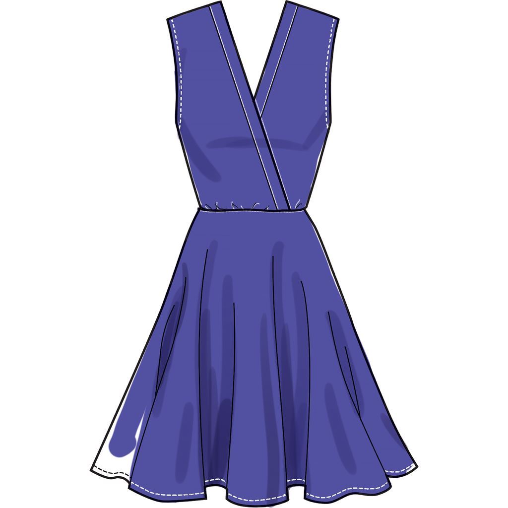 McCall's Pattern M7991 Misses Dresses 7991 Image 3 From Patternsandplains.com