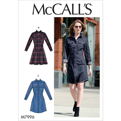 McCall's Pattern M7996 Misses Dresses 7996 Image 1 From Patternsandplains.com