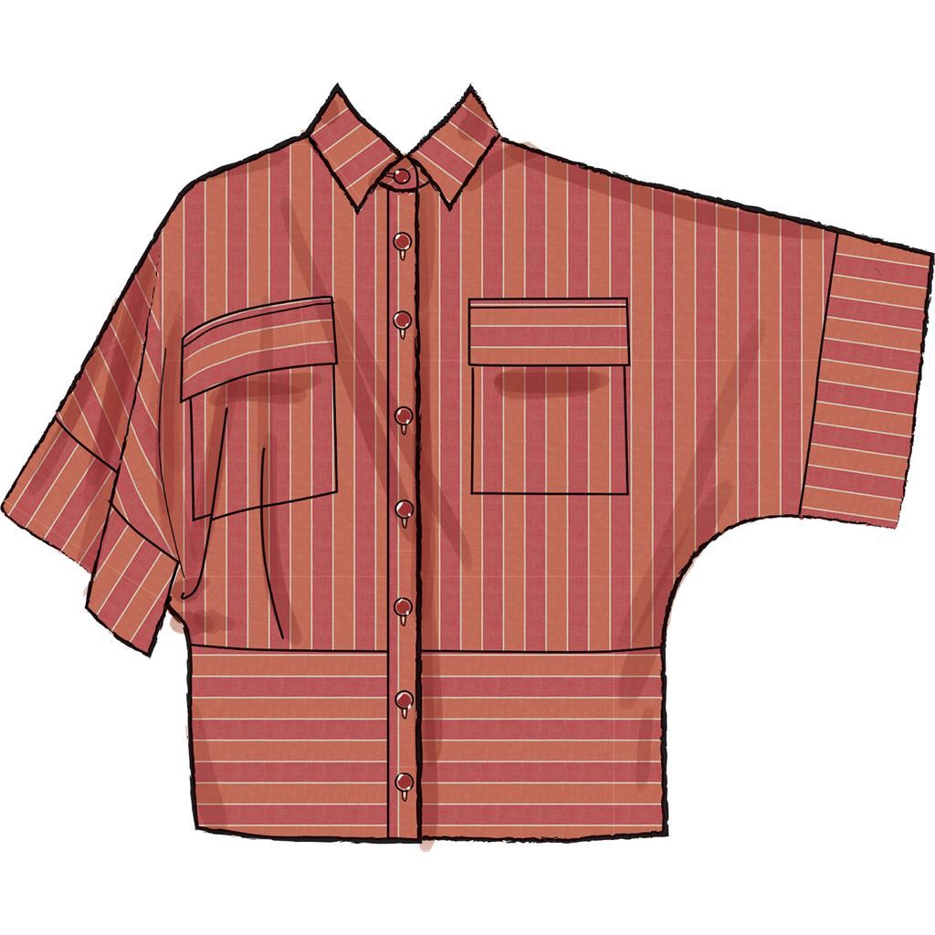 McCall's Pattern M8001 Misses Tops 8001 Image 4 From Patternsandplains.com