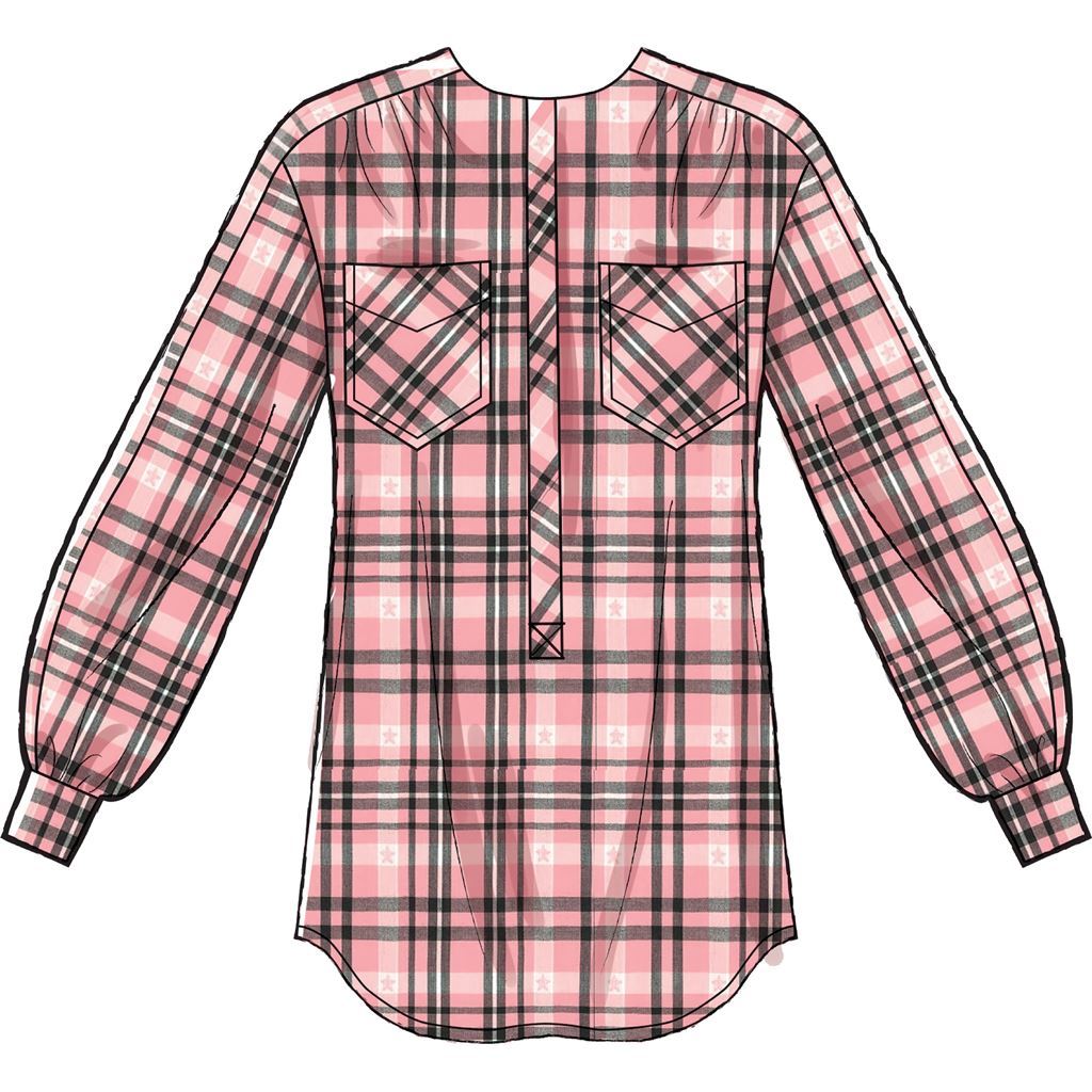 McCall's Pattern M8002 Misses Blouses 8002 Image 3 From Patternsandplains.com