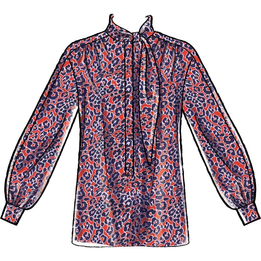 McCall's Pattern M8002 Misses Blouses 8002 Image 4 From Patternsandplains.com