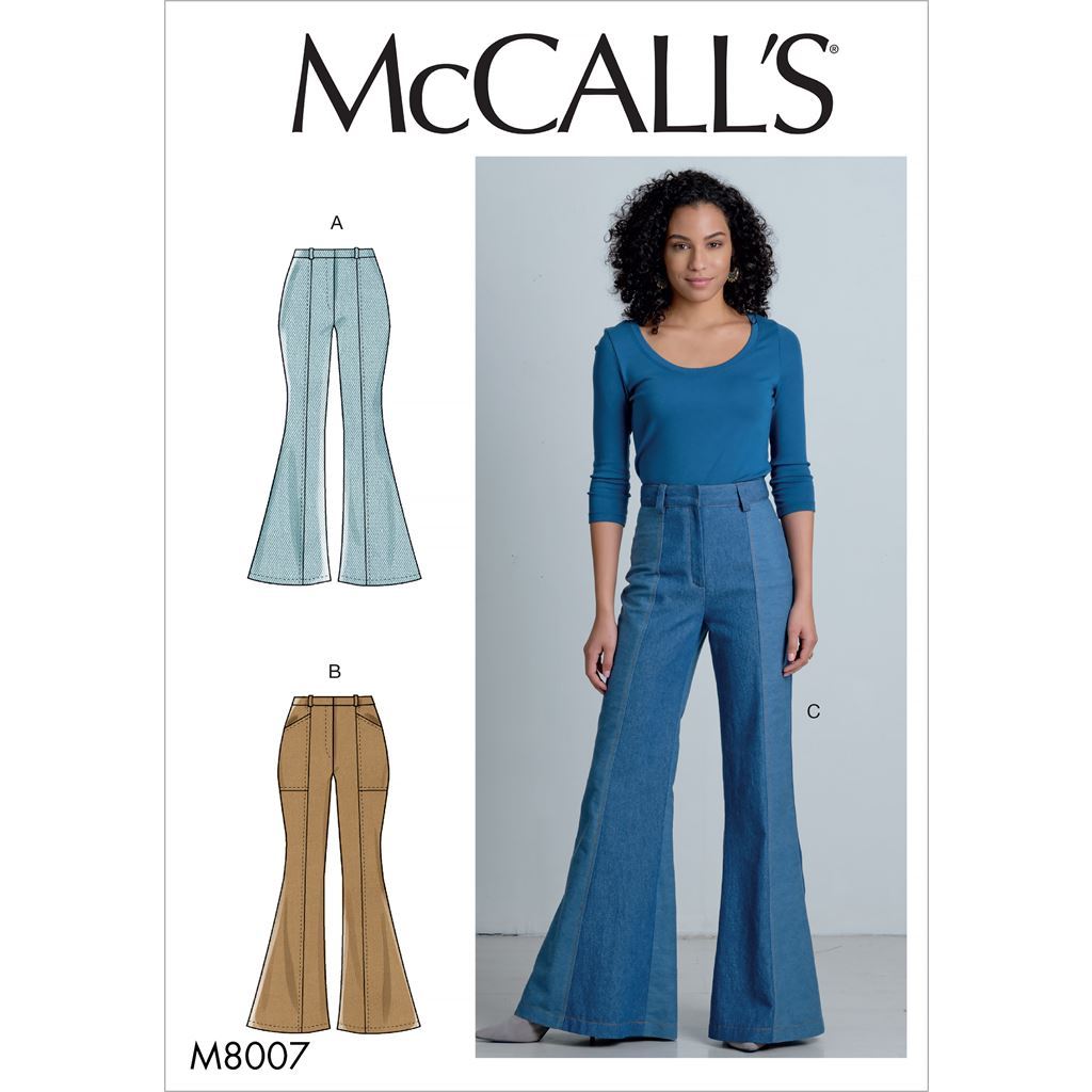 McCall's Pattern M8007 Misses Pants 8007 Image 1 From Patternsandplains.com