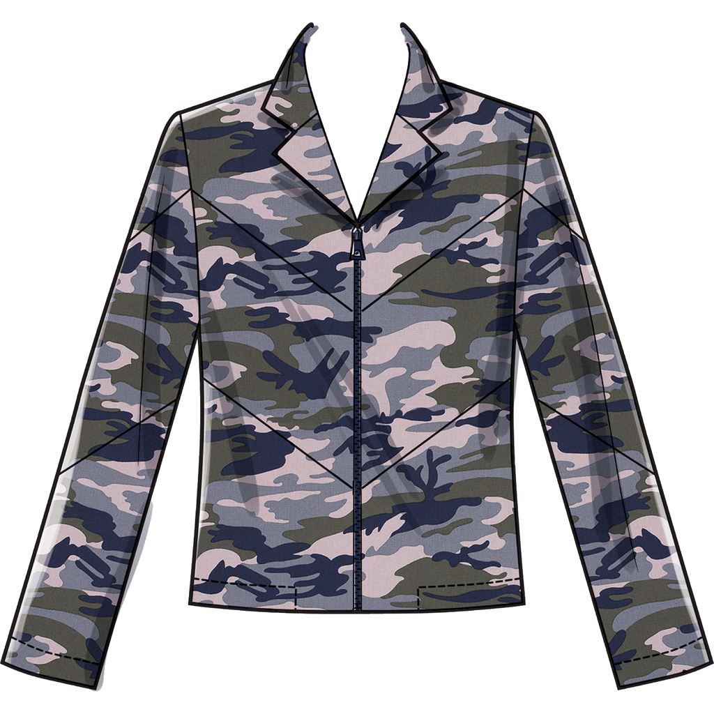 McCall's Pattern M8012 Misses Jackets 8012 Image 3 From Patternsandplains.com