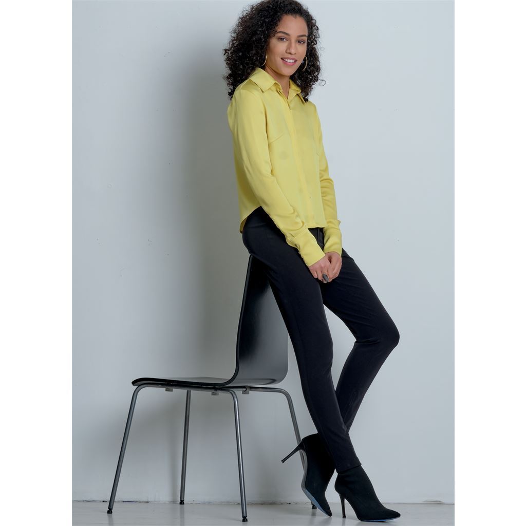 McCall's Pattern M8014 Misses Shirts 8014 Image 2 From Patternsandplains.com