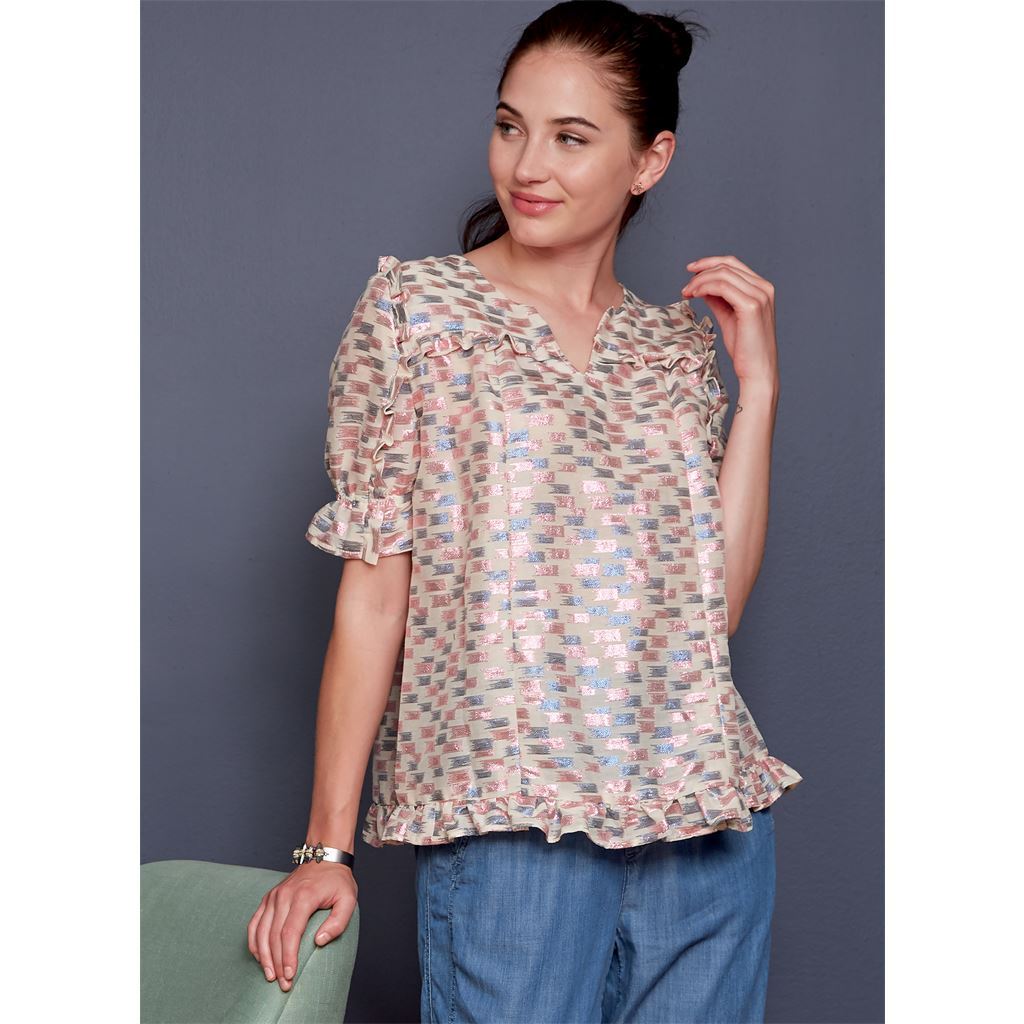 McCall's Pattern M8026 Misses Tops 8026 Image 2 From Patternsandplains.com