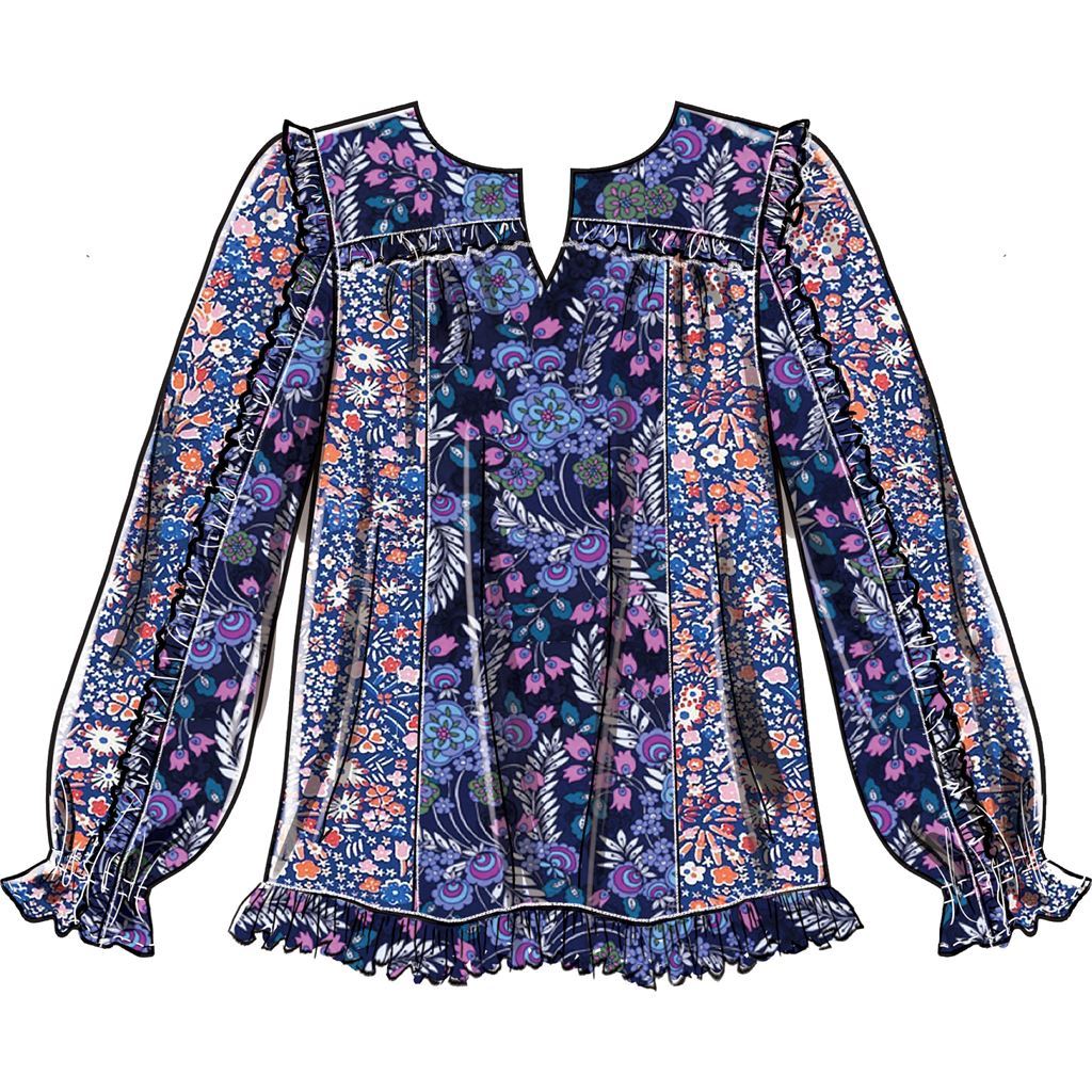 McCall's Pattern M8026 Misses Tops 8026 Image 3 From Patternsandplains.com