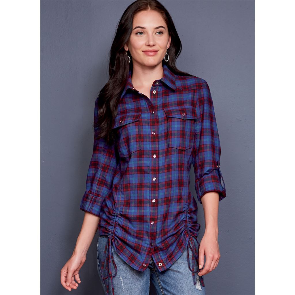 McCall's Pattern M8027 Misses Tops 8027 Image 2 From Patternsandplains.com