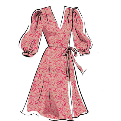 McCall's Pattern M8036 #SashaMcCalls Misses Dresses and Sash 8036 Image 4 From Patternsandplains.com