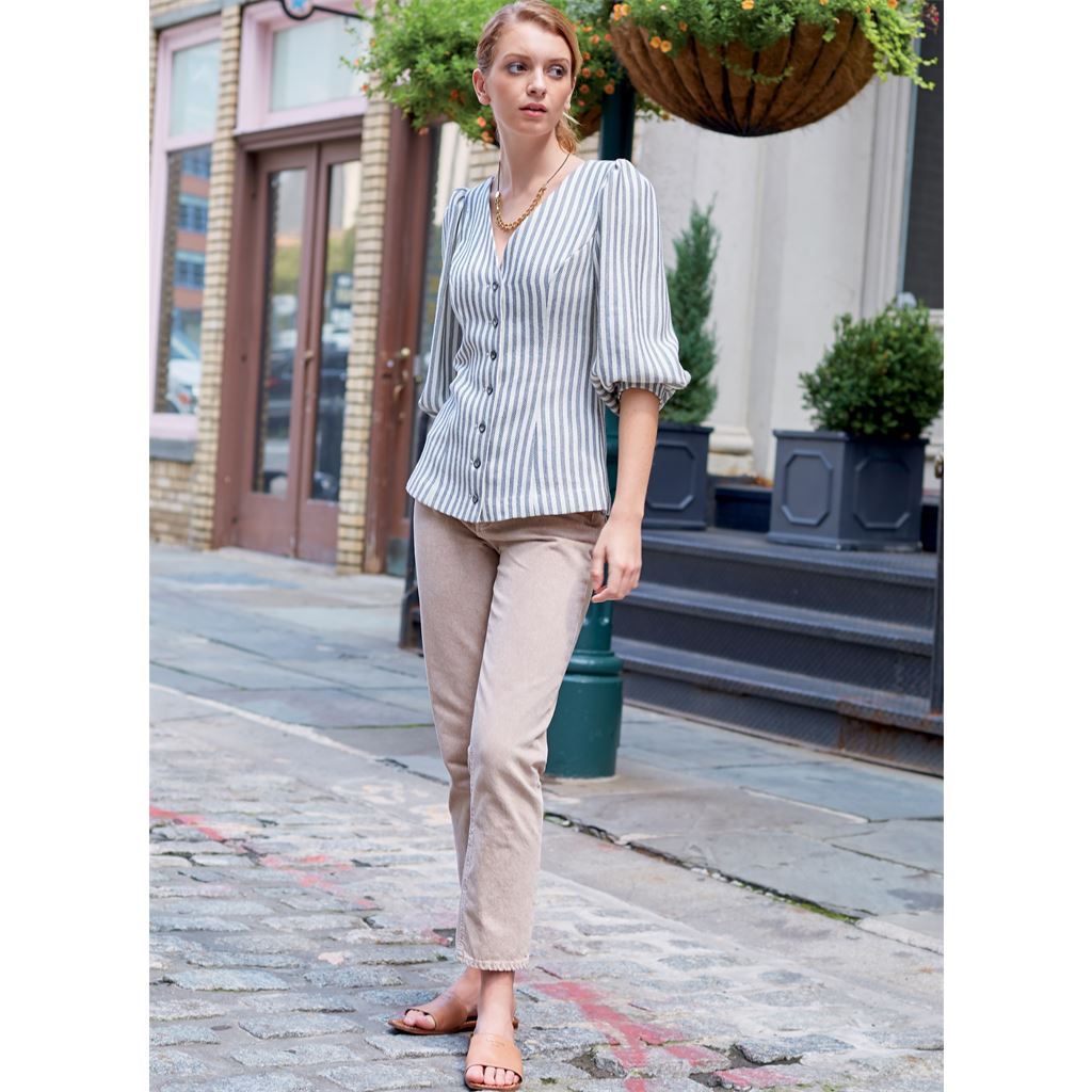 McCall's Pattern M8040 #EmmieMcCalls Misses Tops 8040 Image 5 From Patternsandplains.com