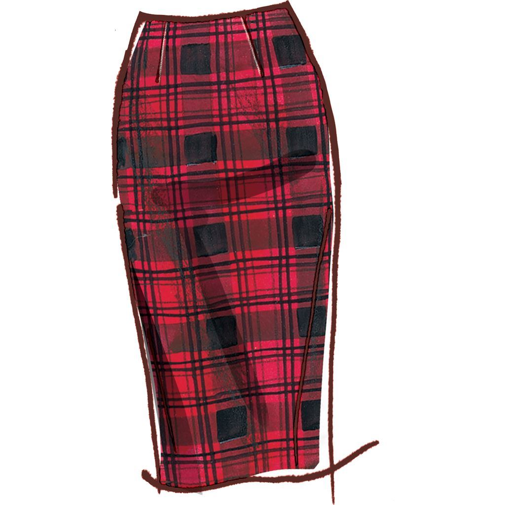 McCall's Pattern M8051 #MarieMcCalls Misses Pencil Skirts In Five Lengths 8051 Image 3 From Patternsandplains.com