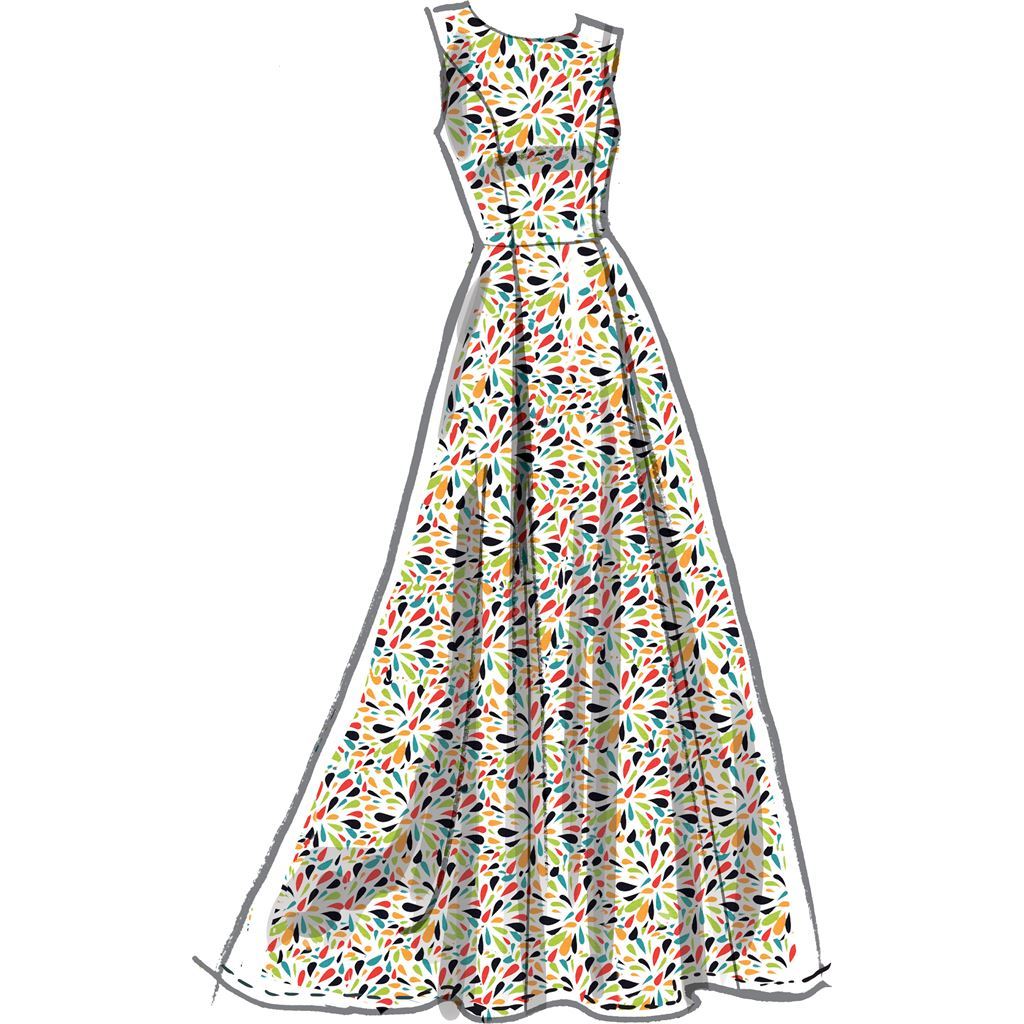 McCall's Pattern M8060 #CallieMcCalls Misses Pleated Skirt Dresses 8060 Image 3 From Patternsandplains.com