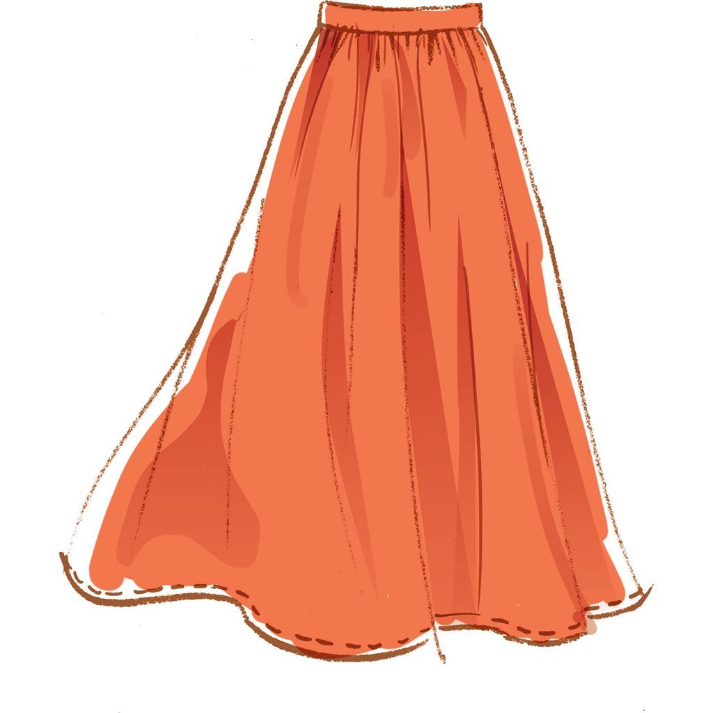 McCall's Pattern M8066 #PosieMcCalls Misses Pull On Gathered Skirts with Tier and Length Variations 8066 Image 4 From Patternsandplains.com