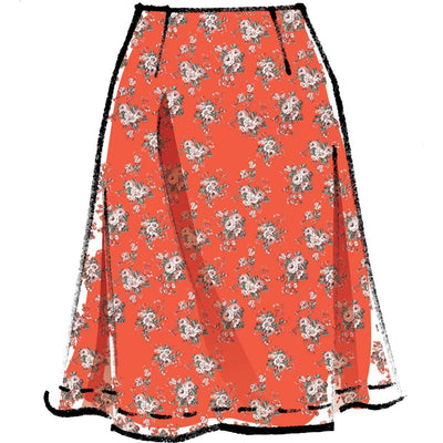McCall's Pattern M8068 #JillMcCalls Misses Skirts in Three Lengths 8068 Image 3 From Patternsandplains.com
