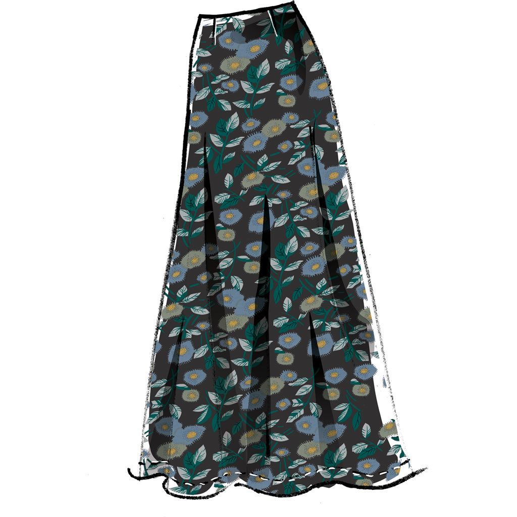 McCall's Pattern M8068 #JillMcCalls Misses Skirts in Three Lengths 8068 Image 4 From Patternsandplains.com