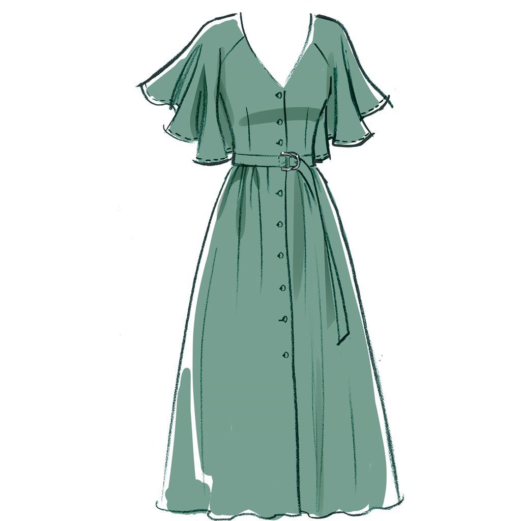 McCall's Pattern M8083 #GiaMcCalls Misses Dresses and Belt 8083 Image 3 From Patternsandplains.com