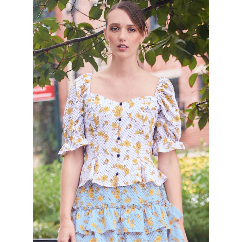 McCall's Pattern M8094 #LolaMcCalls Misses Tops 8094 Image 2 From Patternsandplains.com