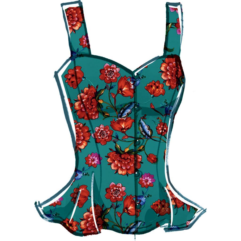 McCall's Pattern M8094 #LolaMcCalls Misses Tops 8094 Image 3 From Patternsandplains.com