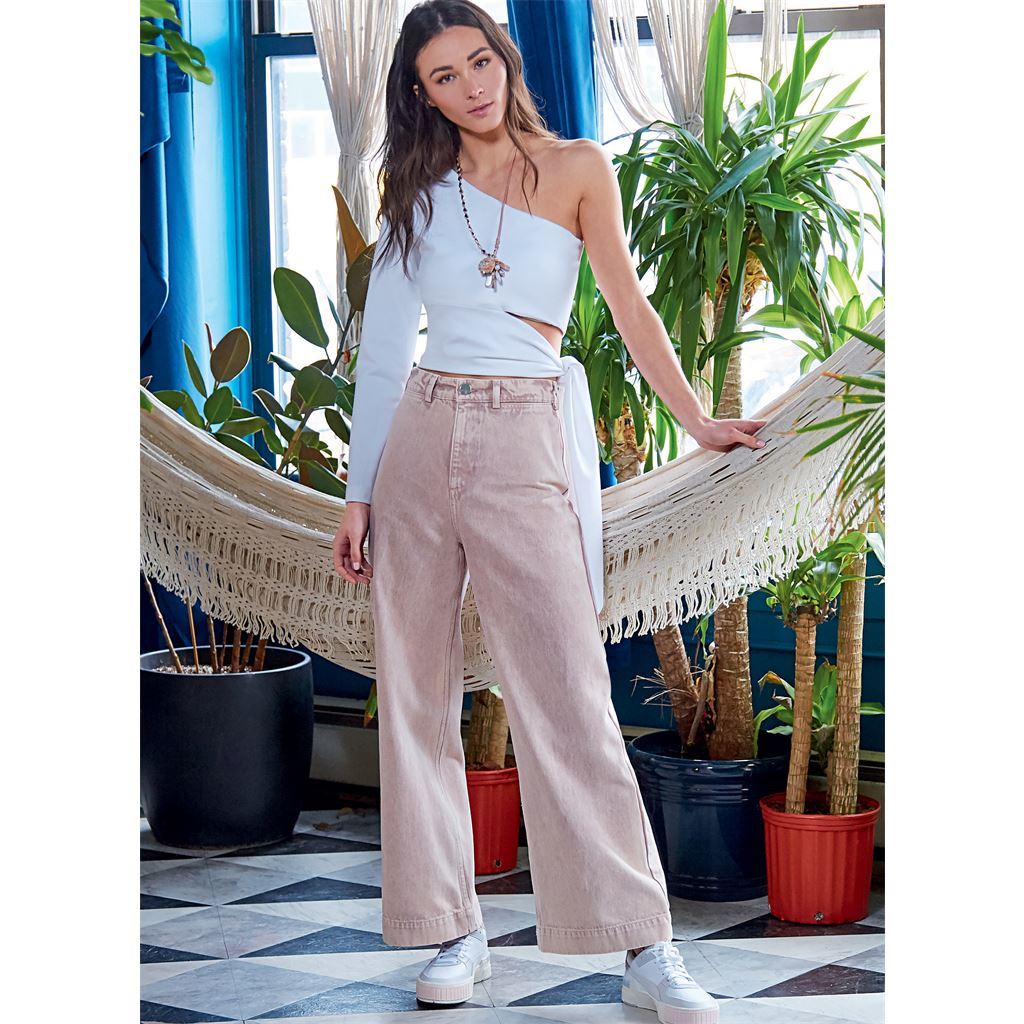 McCall's Pattern M8117 #HeatherMcCalls Misses Tops 8117 Image 5 From Patternsandplains.com