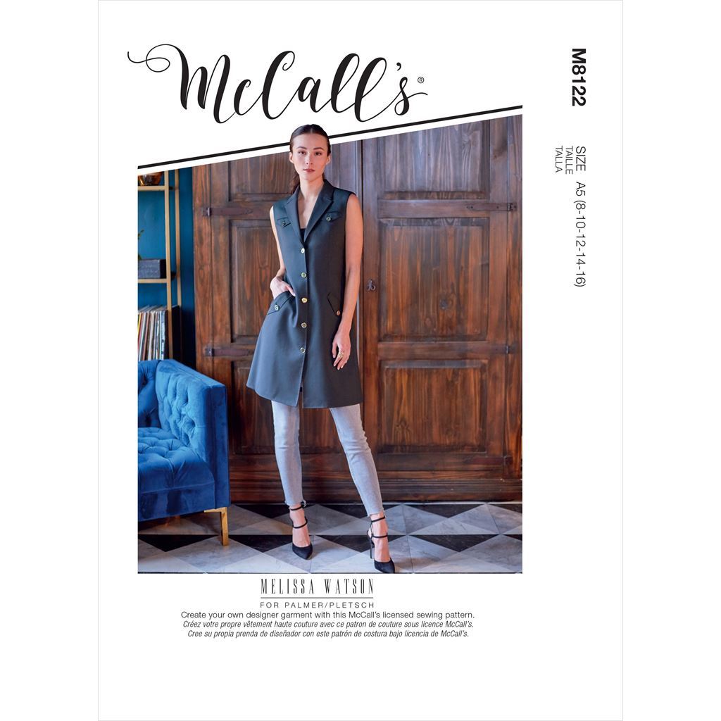 McCalls Sewing Pattern M8113 Misses' & Women's Tops With Cup Sizes