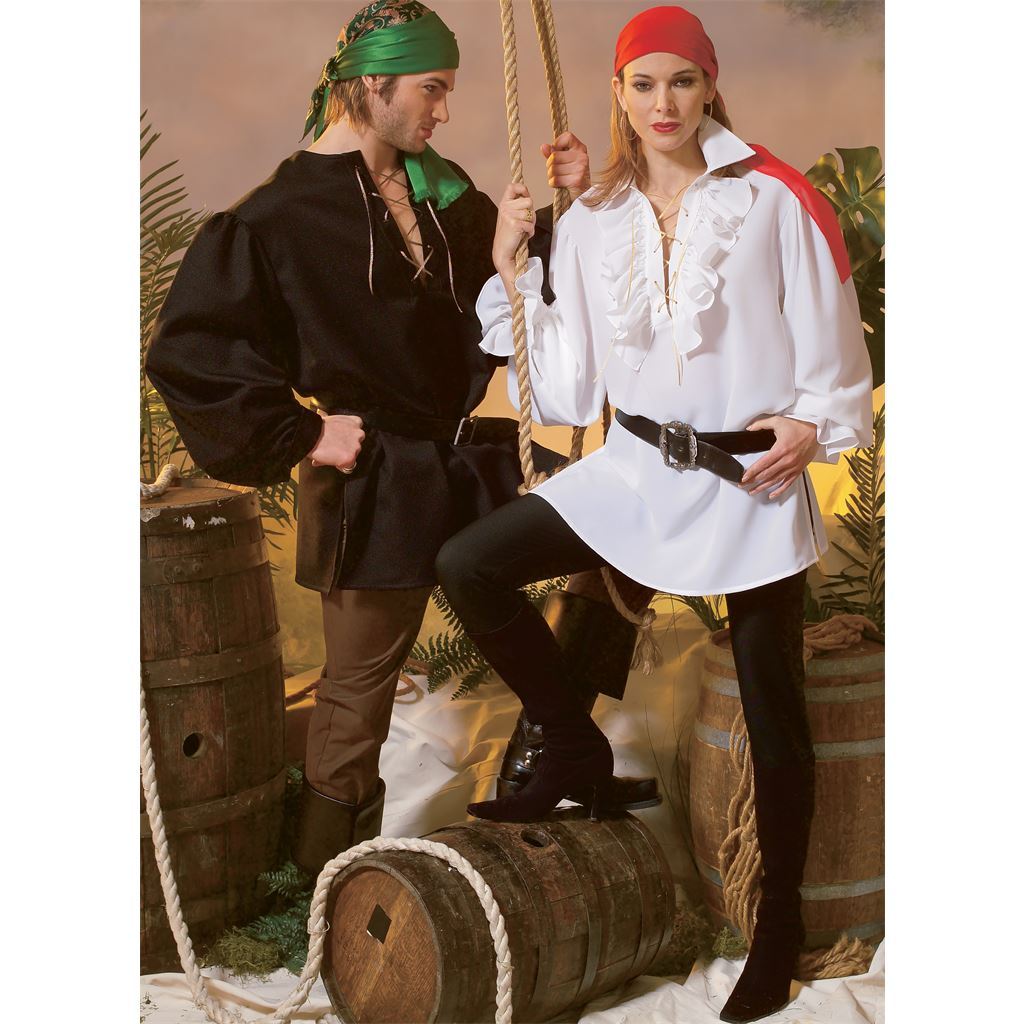 McCall's Pattern M8131 Unisex Shirts 8131 Image 2 From Patternsandplains.com