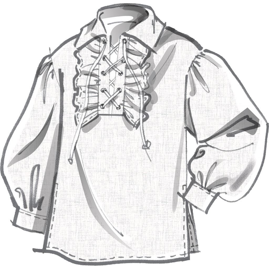 McCall's Pattern M8131 Unisex Shirts 8131 Image 4 From Patternsandplains.com