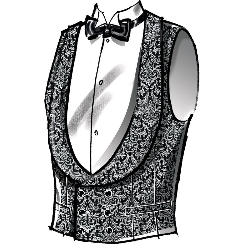 McCall's Pattern M8133 Mens Vest 8133 Image 4 From Patternsandplains.com