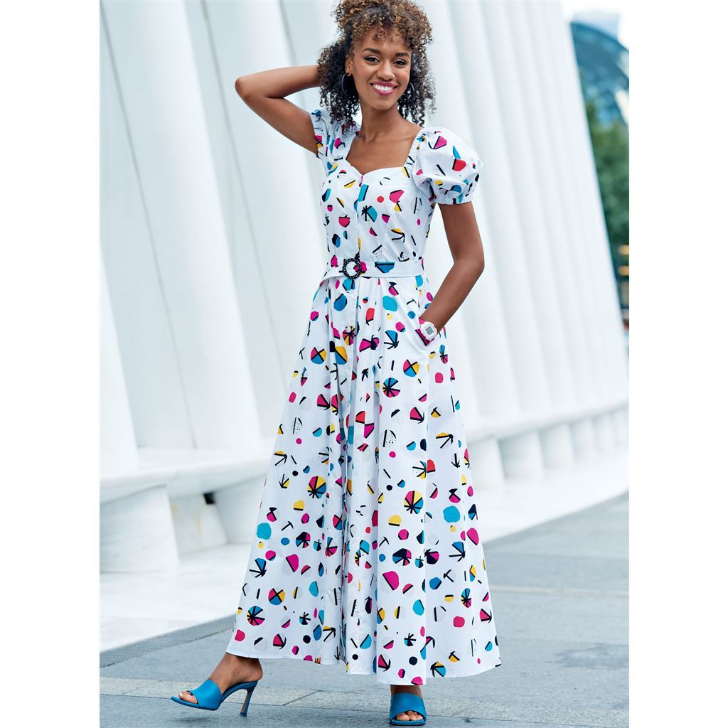 McCall's Pattern M8177 #AshleyMcCalls Misses Dresses and Belt 8177 Image 2 From Patternsandplains.com