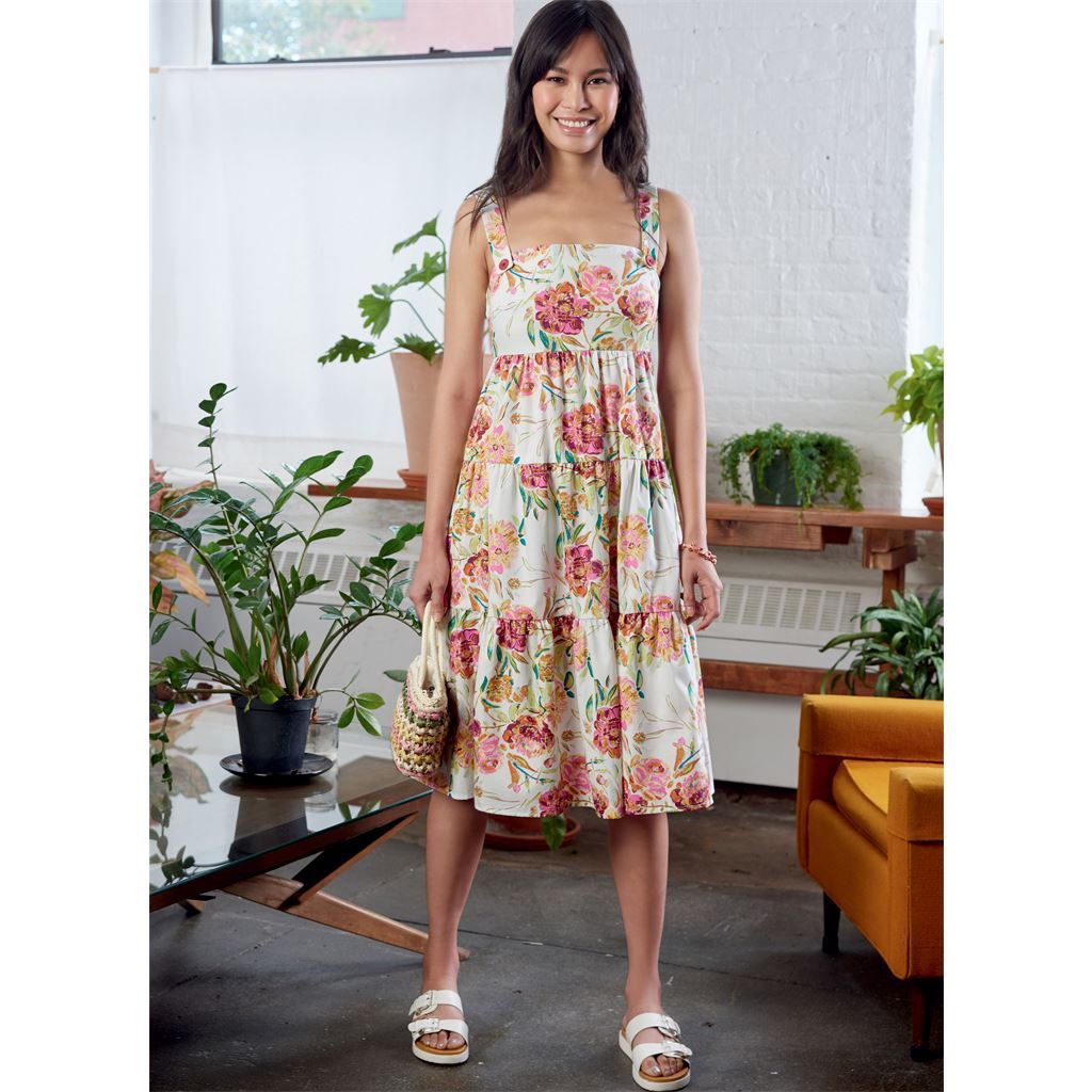 McCall's Pattern M8193 Misses Dresses 8193 Image 6 From Patternsandplains.com