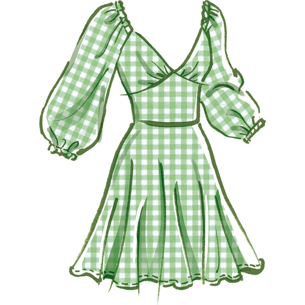 McCall's Pattern M8195 Misses Dresses 8195 Image 4 From Patternsandplains.com