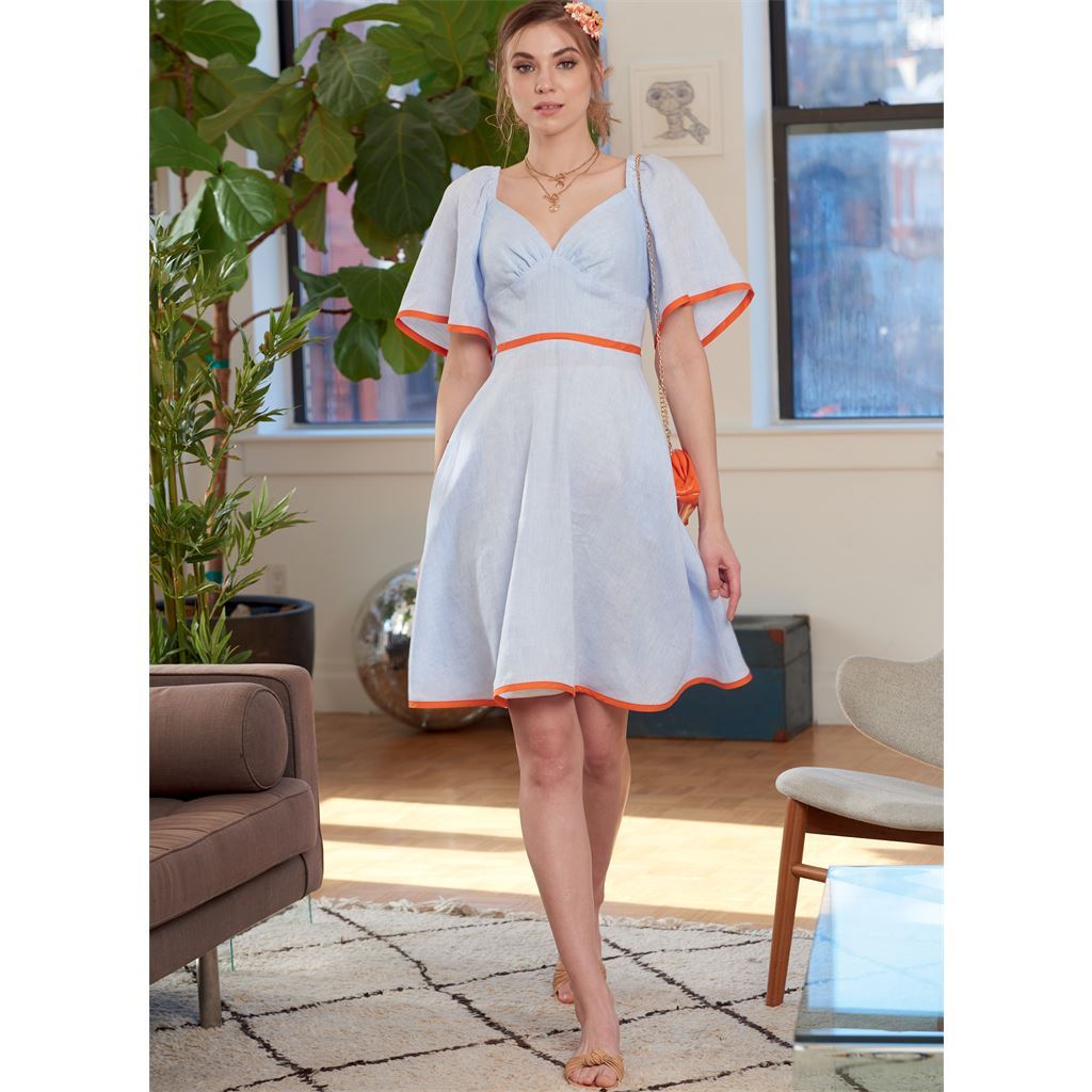 McCall's Pattern M8195 Misses Dresses 8195 Image 5 From Patternsandplains.com