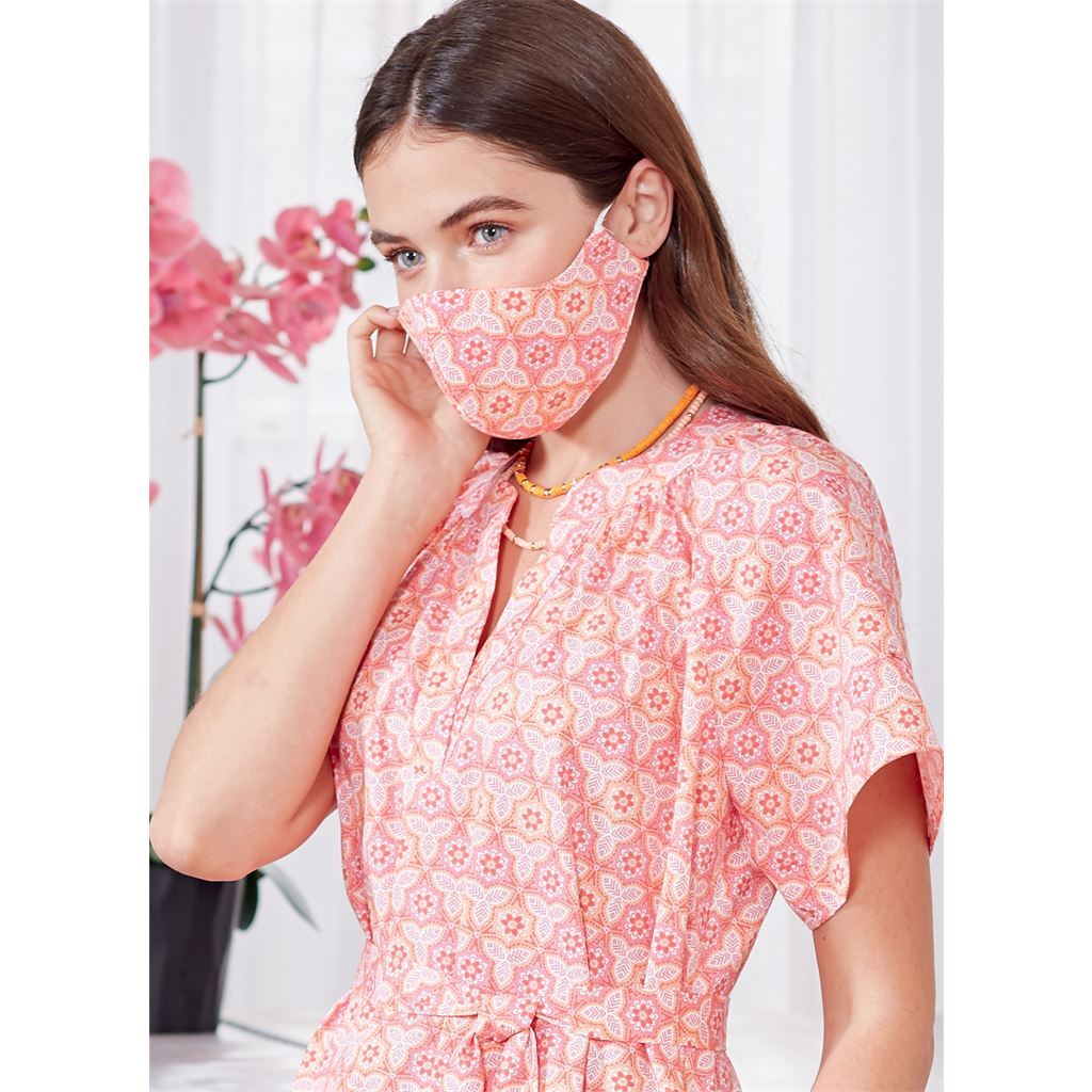 McCall's Pattern M8212 Misses Dresses Belt Hat and Mask 8212 Image 3 From Patternsandplains.com