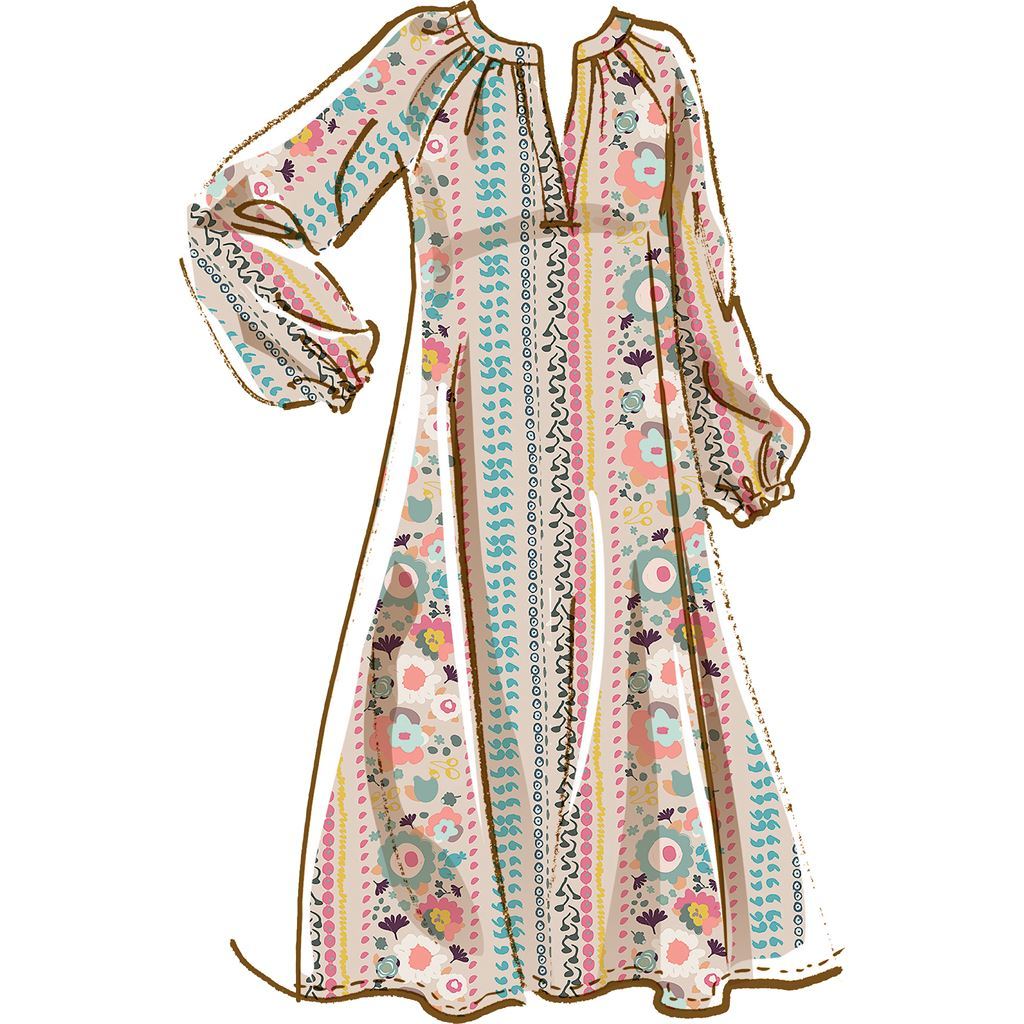 McCall's Pattern M8212 Misses Dresses Belt Hat and Mask 8212 Image 4 From Patternsandplains.com