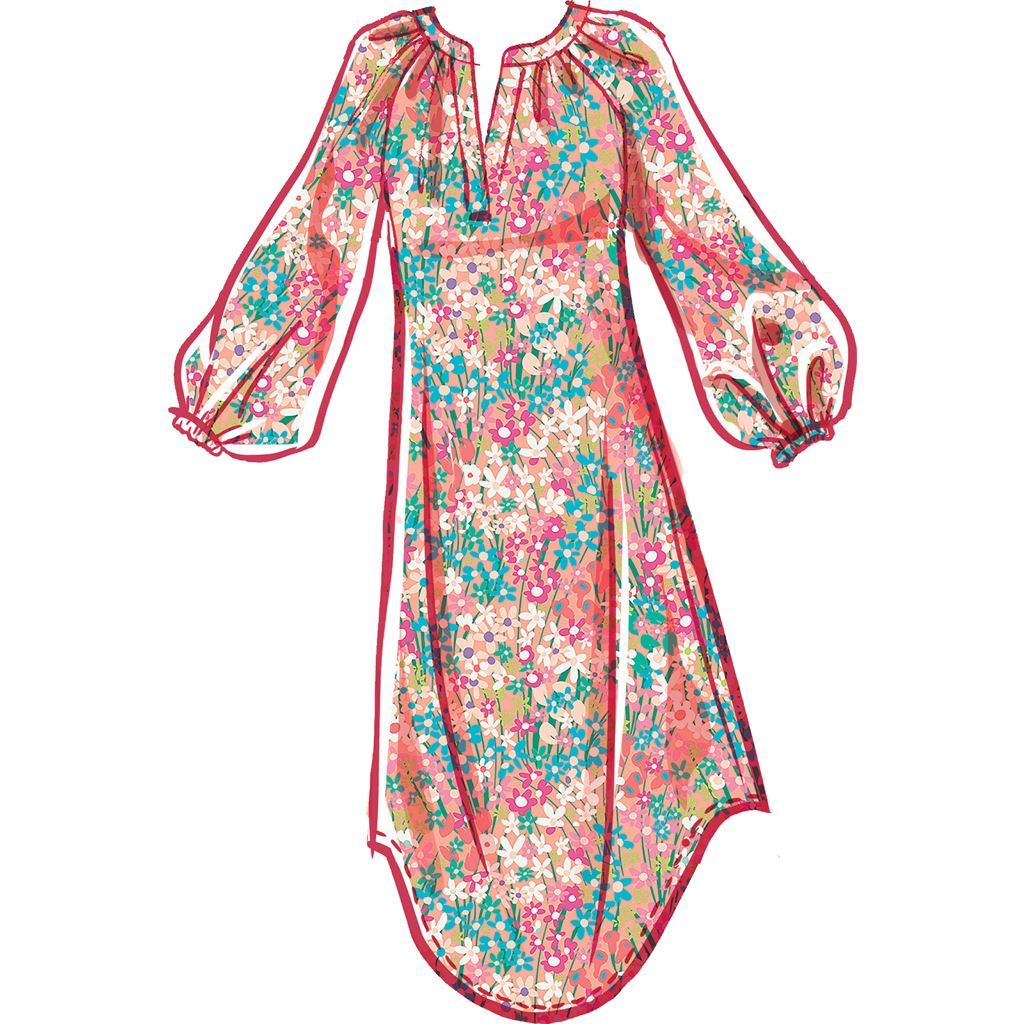 McCall's Pattern M8212 Misses Dresses Belt Hat and Mask 8212 Image 5 From Patternsandplains.com