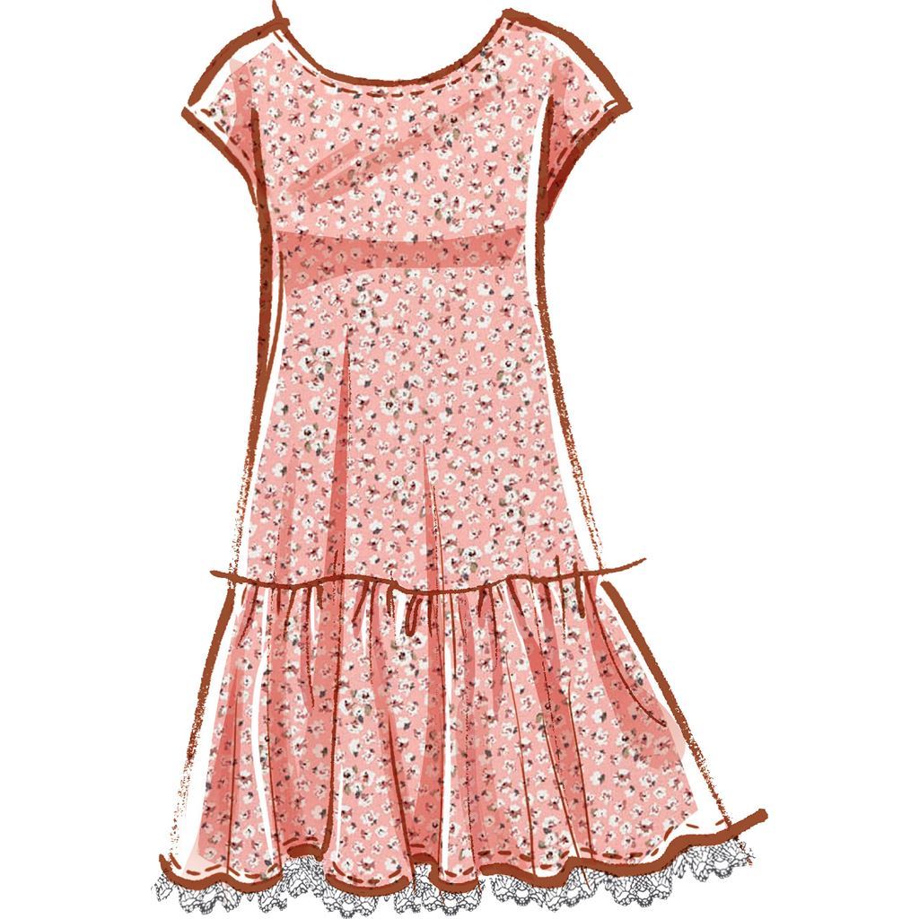 McCall's Pattern M8214 Misses Dresses and Mask 8214 Image 4 From Patternsandplains.com