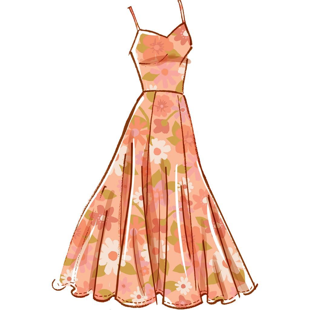 McCall's Pattern M8215 Misses and Womens Dresses 8215 Image 3 From Patternsandplains.com