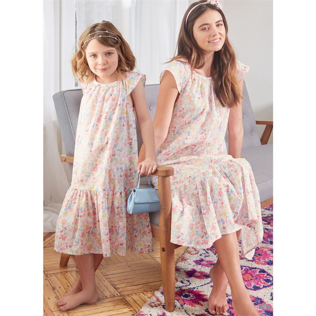 McCall's Pattern M8216 Misses and Childrens Dresses 8216 Image 2 From Patternsandplains.com