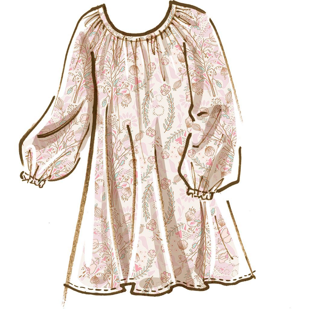 McCall's Pattern M8216 Misses and Childrens Dresses 8216 Image 4 From Patternsandplains.com