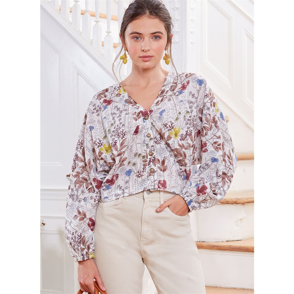 McCall's Pattern M8220 Misses Tops and Mask 8220 Image 2 From Patternsandplains.com