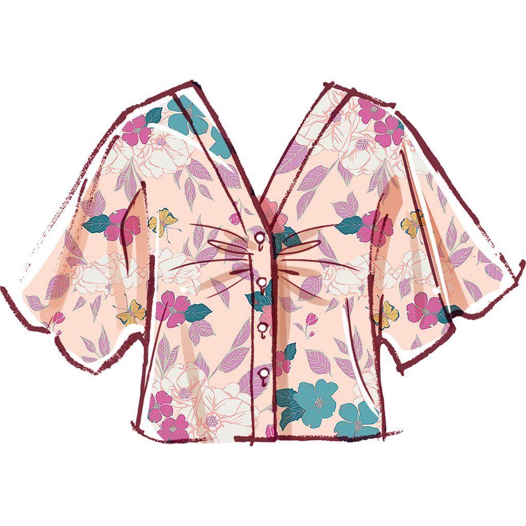 McCall's Pattern M8220 Misses Tops and Mask 8220 Image 4 From Patternsandplains.com