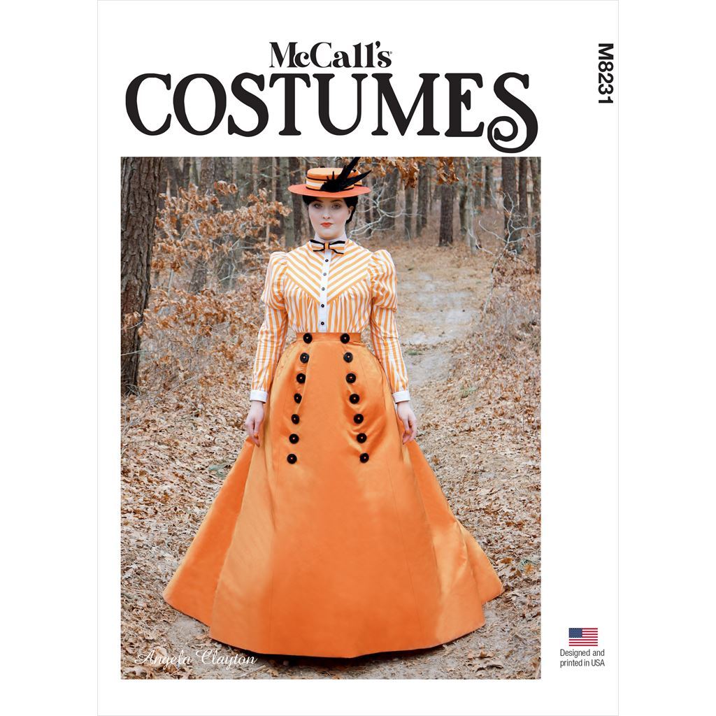 McCall's Pattern M8231 1890s Blouse and Skirt 8231 Image 1 From Patternsandplains.com